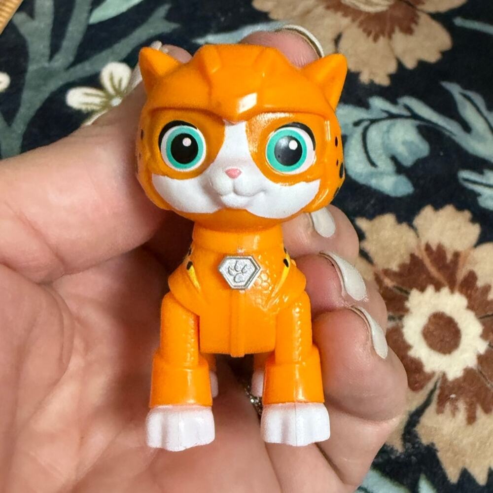 Paw Patrol Wild Cat Pack Figure Orange Tabby Cheetah Spotted